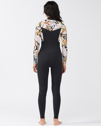 2 4/3mm Salty Dayz 2021 - Chest Zip Wetsuit for Women Black C44G50BIP2 Billabong