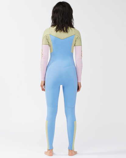 2 4/3mm Salty Dayz 2021 - Chest Zip Wetsuit for Women Blue C44G50BIP2 Billabong