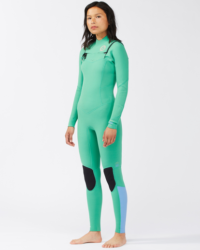 1 4/3mm Salty Dayz 2021 - Wetsuit met een Borstrits voor Dames Green C44G50BIP2 Billabong