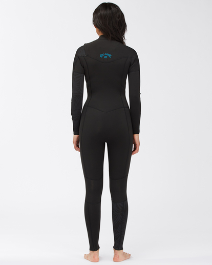 1 4/3mm Synergy - Neoprenanzug mit Reißverschluss auf der Brust für Frauen Schwarz C44G51BIP2 Billabong