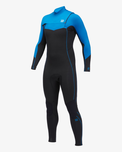 0 5/4mm Absolute 2021 - Chest Zip Wetsuit for Men Blue C45M51BIP2 Billabong