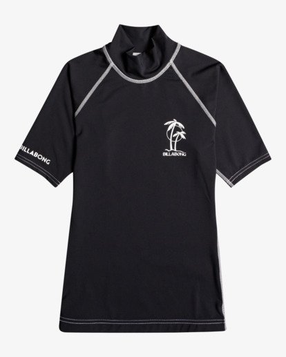 0 Logo - Short Sleeve UPF 50 Rash Vet for Women  C4GY11BIP2 Billabong