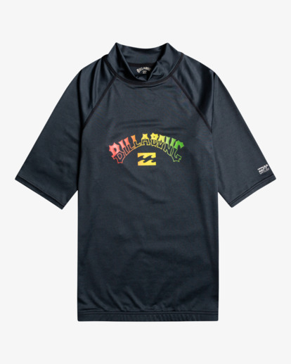 0 Arch - Licra de Manga Corta con Protección Solar UPF 50 para Hombre Negro C4MY59BIP2 Billabong