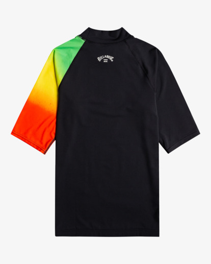1 Contrast 2022 - Rash Vest UPF 50 a maniche corte da Uomo Black C4MY60BIP2 Billabong