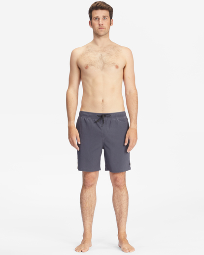 2 All Day Pigment Layback 17" - Boardshorts para Hombre Negro D1LB14BIMU Billabong