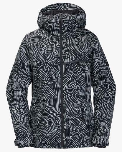 10 A/Div Eclipse 15K Insulated Snow Jacket Black EBJTJ00116 Billabong