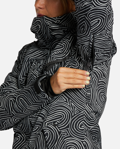 6 A/Div Eclipse 15K Insulated Snow Jacket Black EBJTJ00116 Billabong