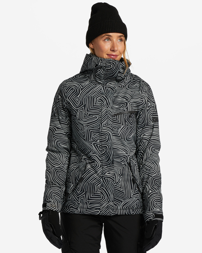 2 A/Div Eclipse 15K Insulated Snow Jacket Black EBJTJ00116 Billabong