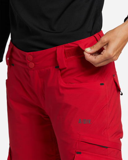 4 A/Div Nela 15K Insulated Snow Pants Red EBJTP00110 Billabong