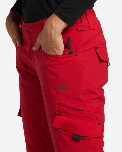 8 A/Div Nela 15K Insulated Snow Pants Red EBJTP00110 Billabong