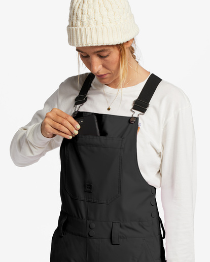 3 A/Div Riva 10K Insulated Bib Snow Pants Black EBJTP00111 Billabong