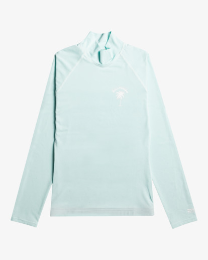 0 Tropic Surf - Long Sleeve UPF 50 Rash Vest for Women Blue EBJWR00100 Billabong
