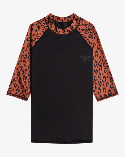 0 In Paradise - Kurzarm-Rashguard für Frauen Schwarz EBJWR00104 Billabong