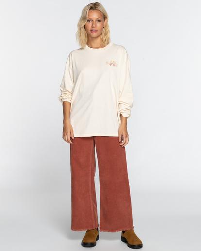 1 Karma Tiger - T-Shirt für Frauen Weiss EBJZT00193 Billabong