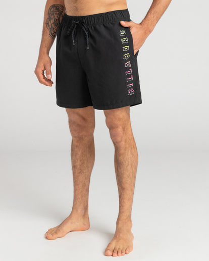 2 All Day Heritage Layback - Boardshorts für Männer Schwarz EBYJV00105 Billabong