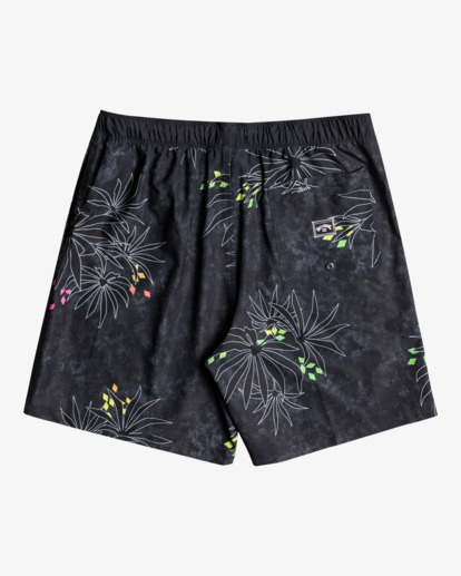 5 Wasted Times Layback - Boardshorts para Hombre Negro EBYJV00106 Billabong