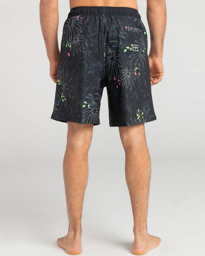 1 Wasted Times Layback - Boardshorts para Hombre Negro EBYJV00106 Billabong