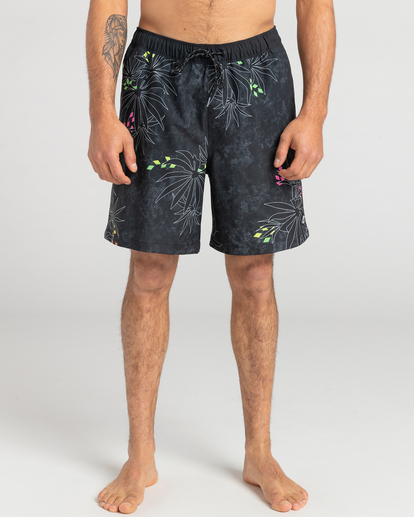 0 Wasted Times Layback - Boardshorts para Hombre Negro EBYJV00106 Billabong
