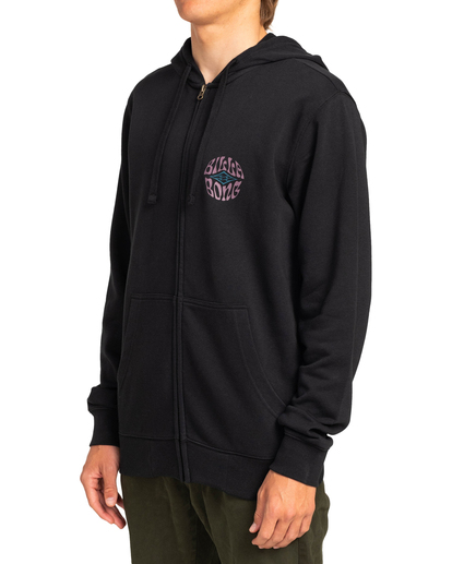 1 Bloom - Sudadera con Capucha y Cremallera para Hombre Negro EBYSF00103 Billabong