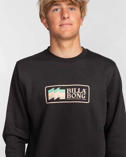 3 Swell - Sweatshirt for Men Black EBYSF00124 Billabong
