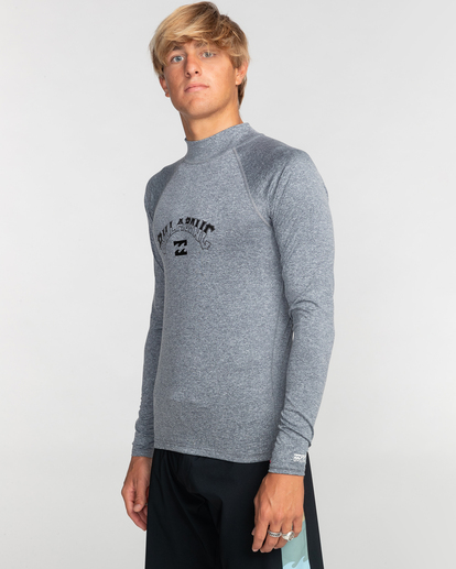 1 Arch - Langärmliger Rashguard mit UPF 50 für Männer Schwarz EBYWR00108 Billabong