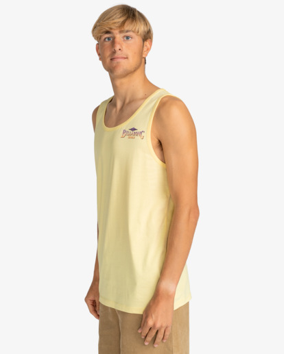 Mens yellow deals vest top