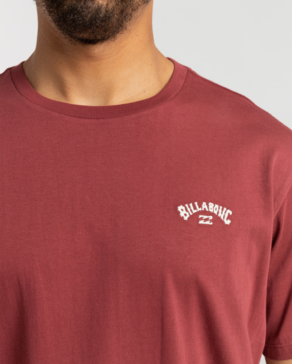 3 Arch - T- shirt met korte mouwen voor Heren Red F1JE11BIF2 Billabong