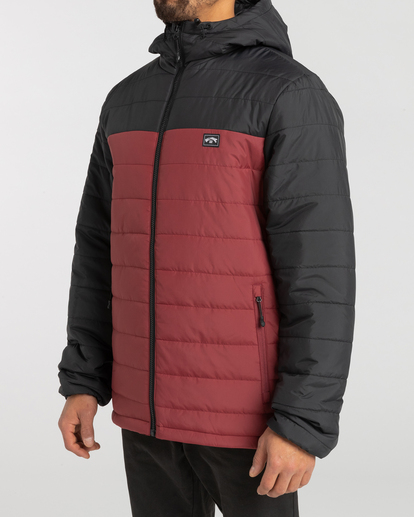 3 Surf Check - Technisch Donsjack voor Heren Red F1JK36BIF2 Billabong