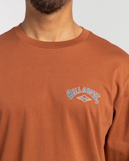 4 A/DIV Arch - T-shirt met Lange Mouwen voor Heren Blue F1LS15BIF2 Billabong