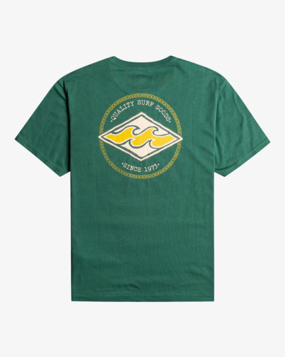 6 Rotor Diamond - T- Shirt voor Heren Green F1SS21BIF2 Billabong