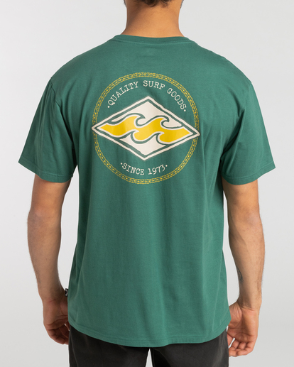 1 Rotor Diamond - T- Shirt voor Heren Green F1SS21BIF2 Billabong