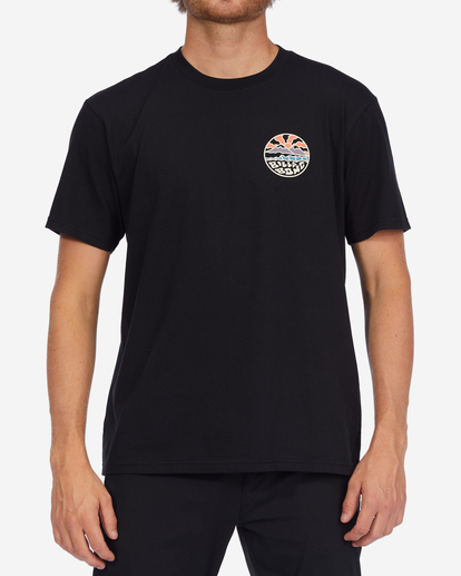 3 Shine - Camiseta para Hombre Negro F1SS56BIF2 Billabong