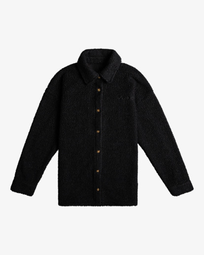 8 Story Teller - Jacke aus Sherpa- Fleece für Frauen Schwarz F3WA07BIF2 Billabong