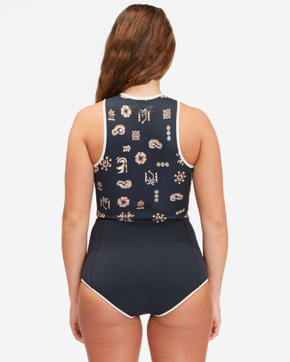 2 1mm Sol Sista - Ärmelloser Springsuit für Frauen Schwarz F42G04BIF2 Billabong