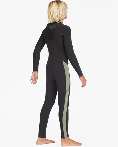3 4/3mm Absolute - Chest-Zip-Neoprenanzug für Jungen Braun F44B34BIF2 Billabong
