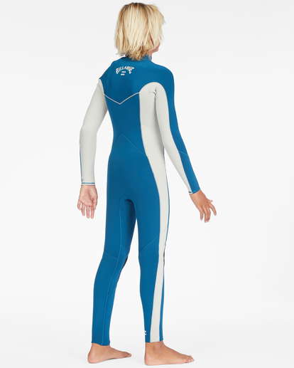 4 4/3mm Absolute - Chest-Zip-Neoprenanzug für Jungen Grün F44B34BIF2 Billabong