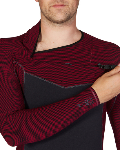 14 4/3mm Revolution - Chest Zip Wetsuit for Men Red F44M15BIF2 Billabong