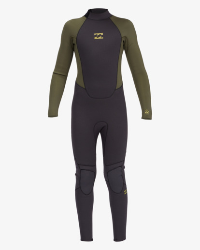 0 5/4mm Intruder - Wetsuit met een Achterrits voor Jongens Black F45B95BIF2 Billabong