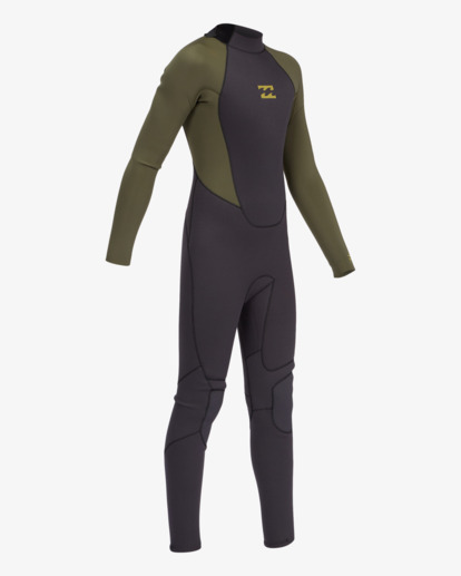 5 5/4mm Intruder - Wetsuit met een Achterrits voor Jongens Black F45B95BIF2 Billabong