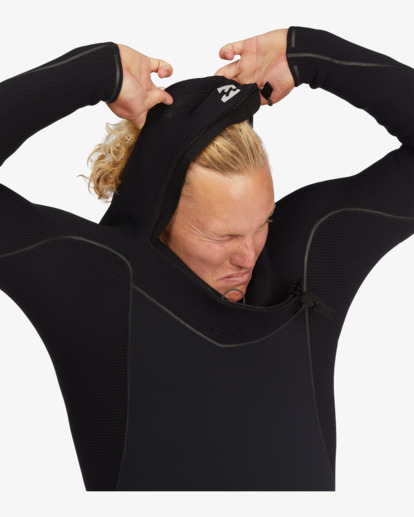 14 5/4mm Furnace - Hooded Chest Zip Wetsuit for Men Black F45M02BIF2 Billabong