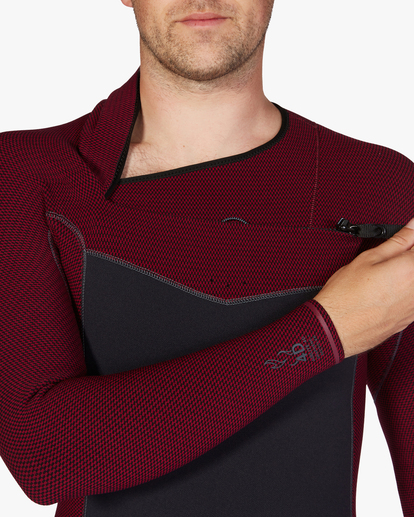 6 5/4mm Revolution - Chest Zip Wetsuit for Men Red F45M41BIF2 Billabong