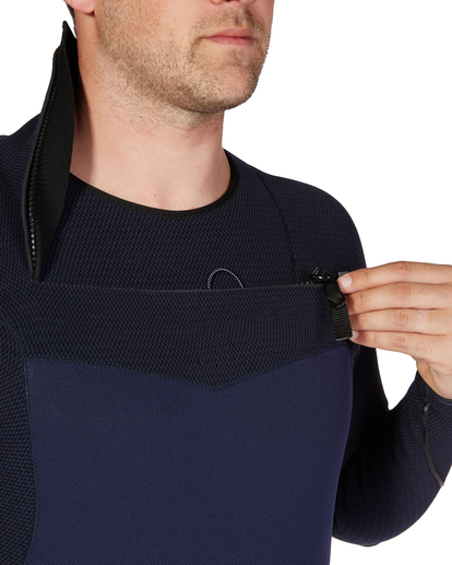 12 5/4mm Furnace Comp - Combinaison de surf zip poitrine pour Homme Bleu F45M71BIF2 Billabong