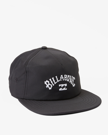 4 Arch Team - Gorra con cincha posterior de ajuste Negro F5CS03BIF2 Billabong