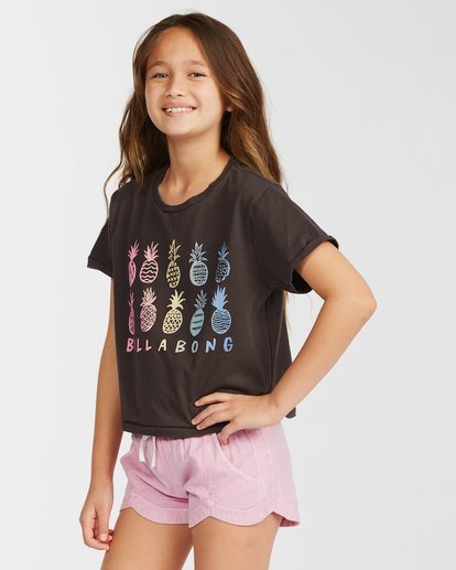 1 Mad For You Elastic Waist Shorts Pink G203JMAD Billabong