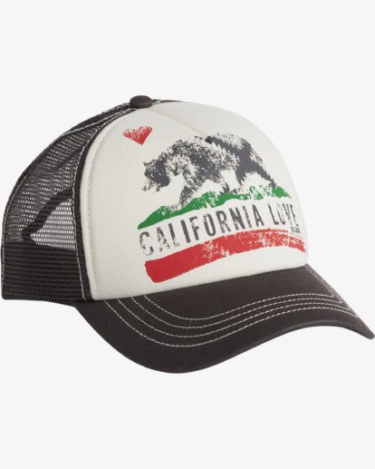 6 Girls' Pitstop Jr Trucker Hat White GAHTHPIT Billabong