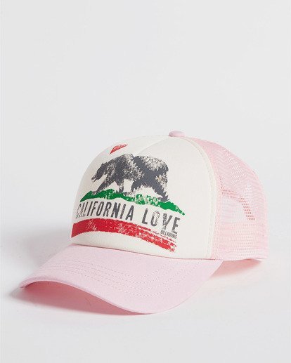 3 Girls' Pitstop Jr Trucker Hat Multicolor GAHTHPIT Billabong