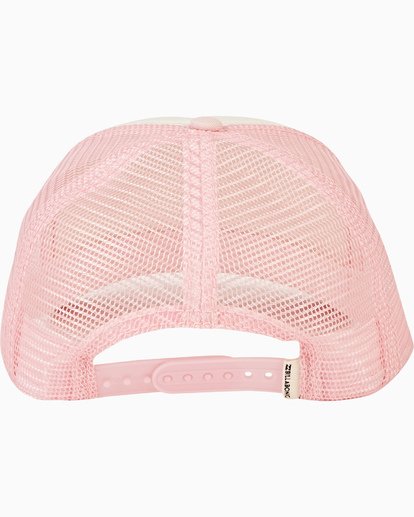 3 Girls' Pitstop Jr Trucker Hat Brown GAHTHPIT Billabong