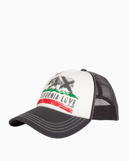 0 Girls' Pitstop Jr Trucker Hat Grey GAHTHPIT Billabong