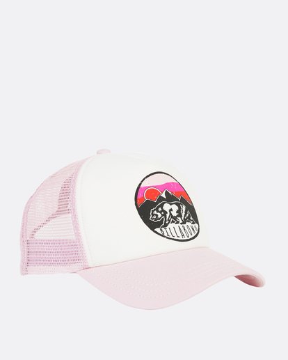 1 Girls' Pitstop Jr Trucker Hat Red GAHTHPIT Billabong