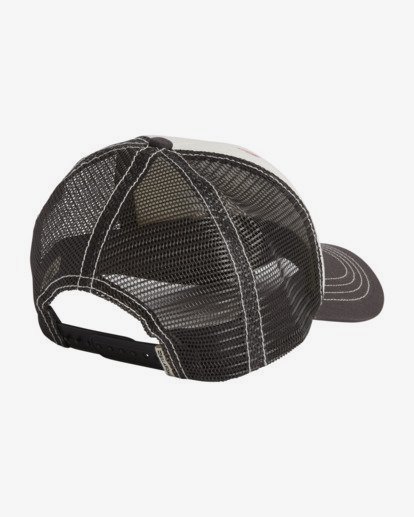 3 Girls' Pitstop Jr Trucker Hat White GAHTHPIT Billabong
